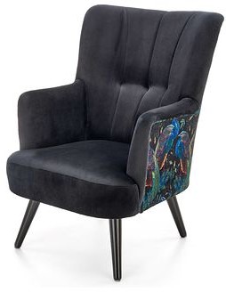 Halmar Fotel PAGONI Czarny V-PL-PAGONI-FOT-CZARNY