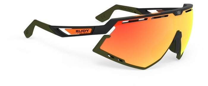 Rudy Project okulary DEFENDER pomarańczowo-oliwkowe