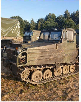 Przejażdżka wojskową amfibią gąsienicową Volvo BV 202  Koszalin P0009325
