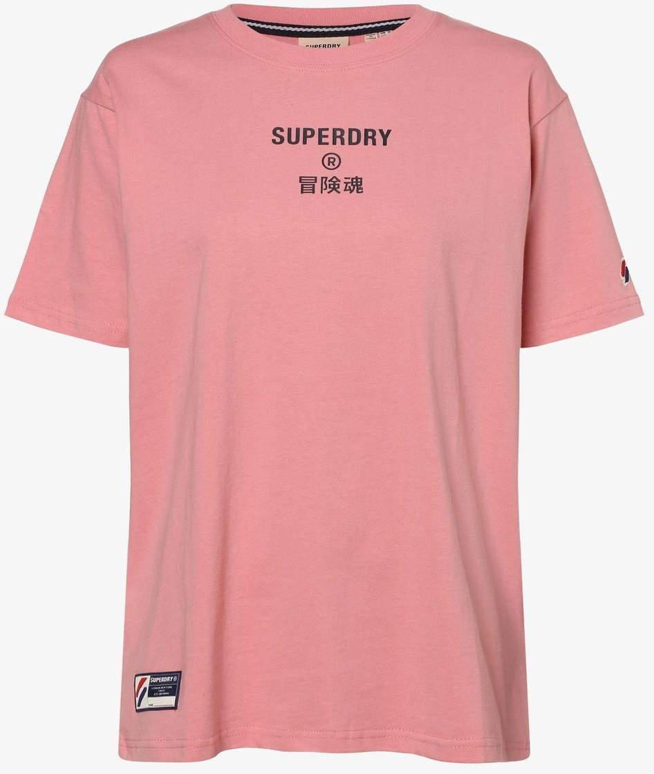 Superdry T-shirt damski, różowy