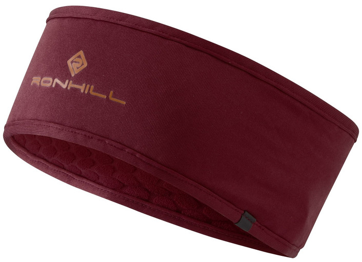 RONHILL RONHILL Opaska na głowę do biegania PRISM HEADBAND bordowa