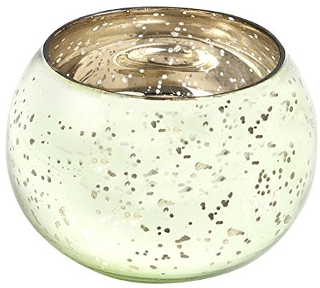 Insideretail insider etail 500842  48ltgre wesele świecznik na podgrzewacze, Mercury szklany Round votives, jasnozielony, zestaw 48, 6 x 5 x 6 cm 500842-48LTGRE