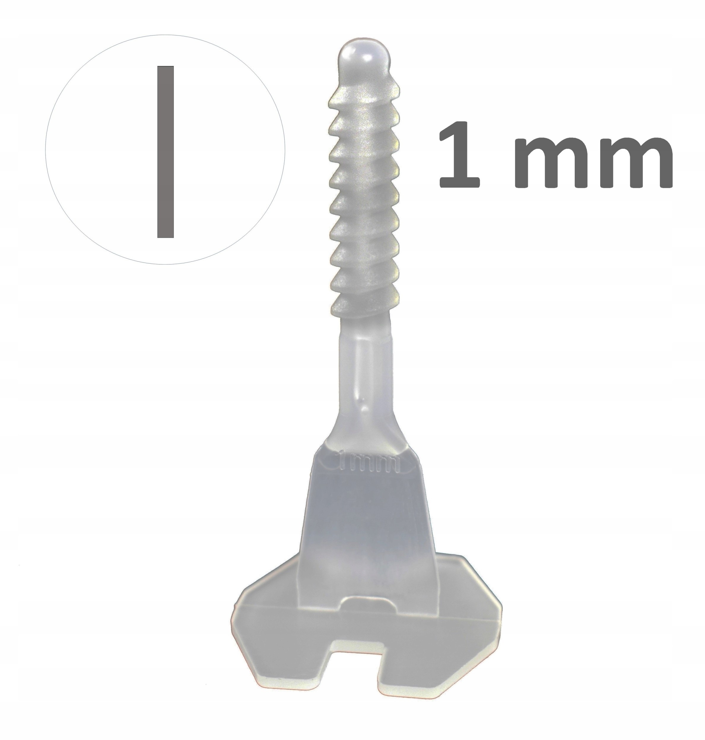 Twist Level! poziomowanie płytek, Bazy Proste 1mm