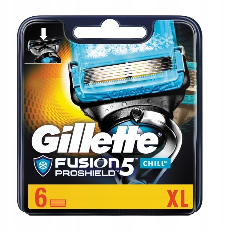 Gillette Fusion Proshield chill Wkłady 6 szt