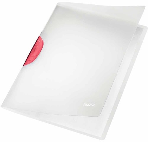 Leitz teczka zaciskowa ColorClip Magic, A4, PP, czerwony 41740025