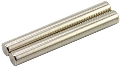 first4magnets Magnes Expert 6 mm średnicy x 50 mm grubości N42 magnes neodymowy - ciągnięcie 1,6 kg (2 sztuki) F650-2