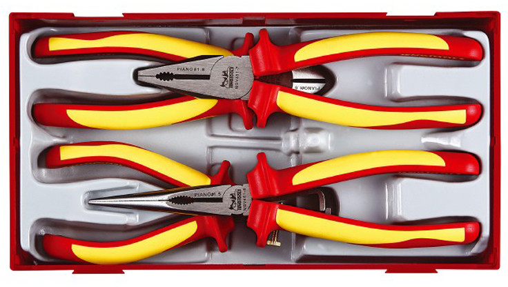 TENG TOOLS ZESTAW 4 SZCZYPIEC IZOLOWANYCH 1000V 117490102(luna-zest-szcz-4szt) 117490102