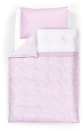 Traumeland tt12502 bielizna pościelowa koronkami, 2-częściowy, 100 x 135 cm, różowa