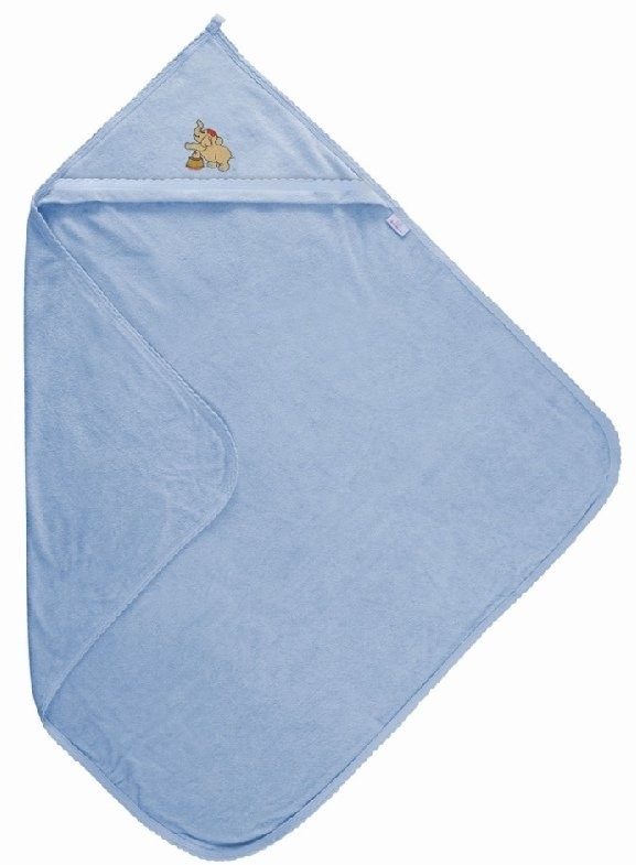 Matex Okrycie kąpielowe niemowlęce maxi 100x100 niebieskie (MT0133)