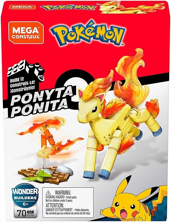 Mega Construx Zestaw Klocków Pokemon Ponyta GKY86