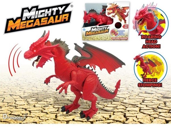 DRAGON Mighty Megasaur Mighty Megasaur 30 CM Battery Operated Walking 987-80045