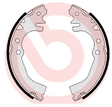 BREMBO Zestaw szczęk hamulcowych S 16 513