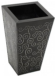 Europalms EUROPALMS Doniczka metalowa wzorzysta, cynk 31cm 83059553