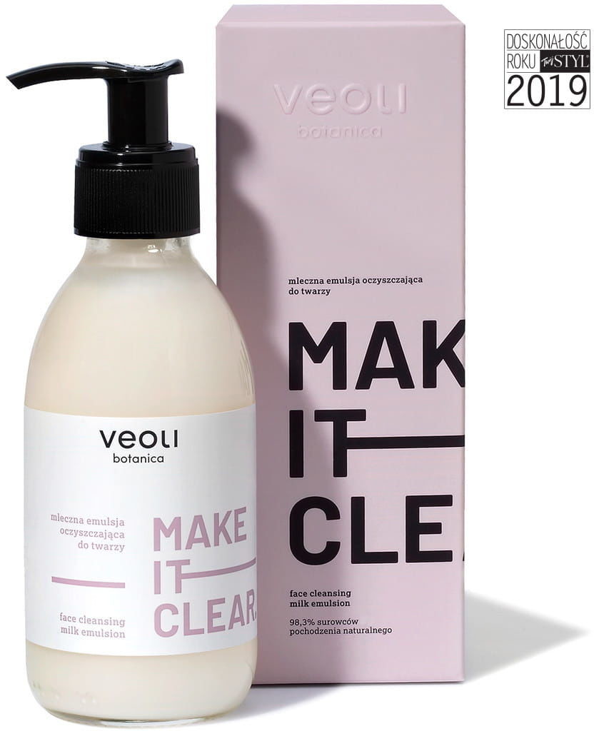 Veolibotanica Veoli Botanica Mleczna emulsja oczyszczająca do twarzy MAKE IT CLEAR 200 ml D2D8-391D7