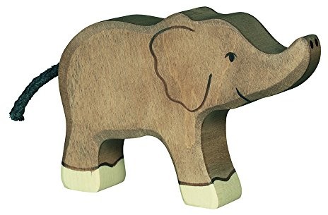 Holztiger Drewno Tiger 80537 figurka do gry słoń, mały proboscidea wysoko 80537