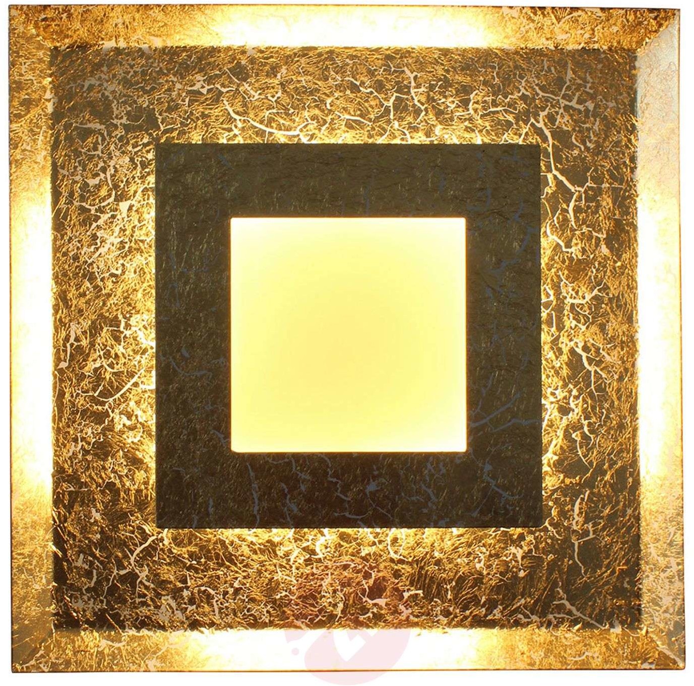 ECO-LIGHT Kinkiet LED Window, 39x39, złoty