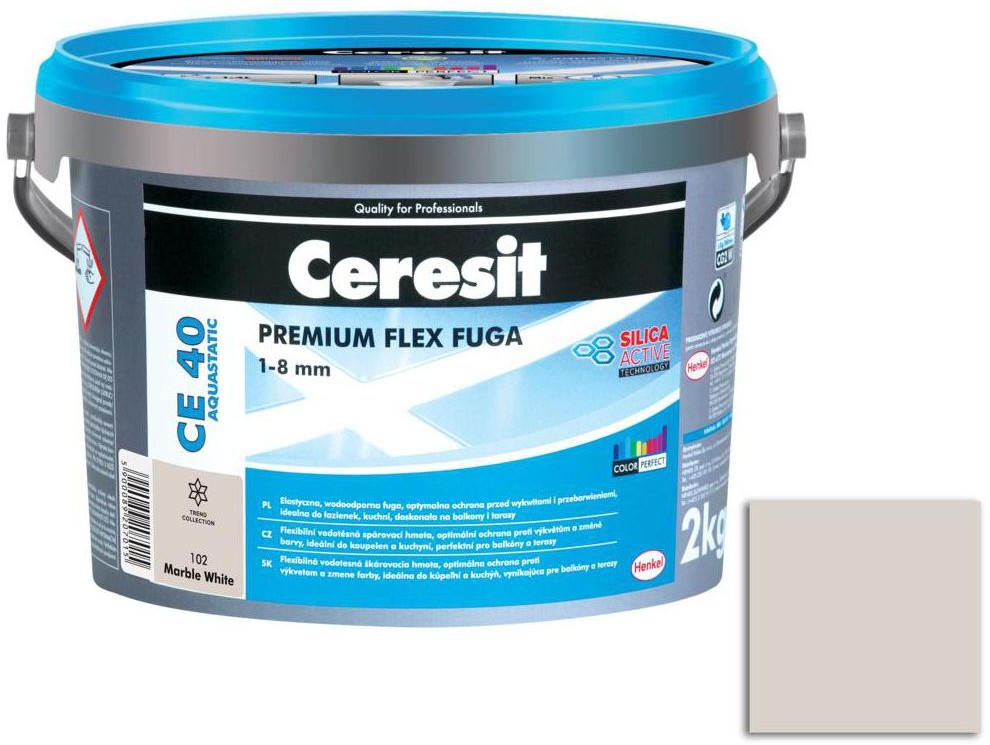 Ceresit Fuga cementowa WODOODPORNA CE40 biały 2 kg