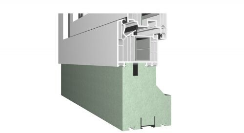 Styroform - Ciepłe Parapety, Elementy Ze Styroduru Ciepły parapet profil pod drzwi balkonowe XPS 300/ 1,2 mb ST-04