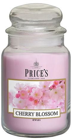 Price's Candles Prices Candles Świeca w szklanym słoju Kwiat wiśni 630 g