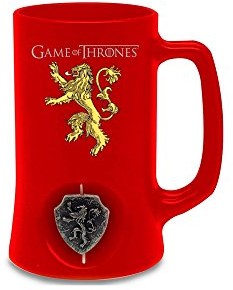 SD Toys Game of Thrones czarnej kufel do piwa, 3d-obrotowy, Lannister-wzornictwo 8436546898047