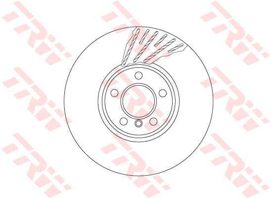 TRW Tarcza hamulcowa DF6611S