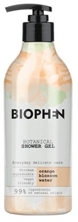BIOpha Organic Żel pod prysznic Biophen Botanical 400 ml Orange Blossom | Darmowa dostawa od 59 zł NN-KBI-G400-003
