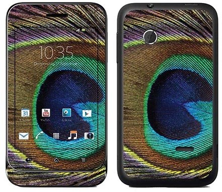 Sony Royal Sticker Royal tatuaż ścienny RS. 50065 samoprzylepny do Xperia Tipo z motywem pawich piór RS.50065