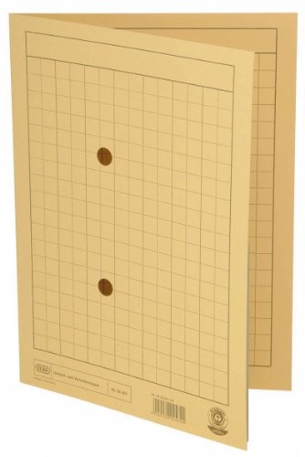 Elba teczka na dokumenty, z kartonu manila 250 g/qm, mieści około 100 kartek A4, 50 szt., niebieska, żółty 100091659