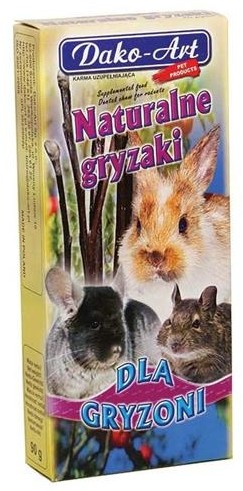 Dako-Art Gryzaki naturalne dla gryzoni 90g