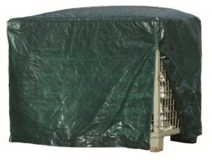 Rainexo Rain EXO rx120 Gib-R/G kratka Box-kuchenny 125 x 85 x 98 cm, 120 G/M z zamkiem błyskawicznym, okrywające zielone (RX 120-GIB R/G)