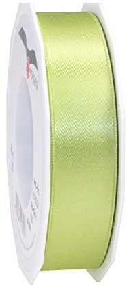 Unbekannt Present taśma do pakowania prezentów, poliester, pistacja-zielony, 25 m x 25 mm 7181525-804