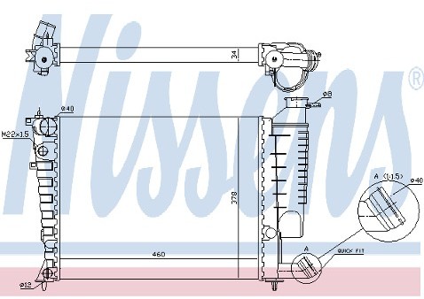 NISSENS Chłodnica 61335A