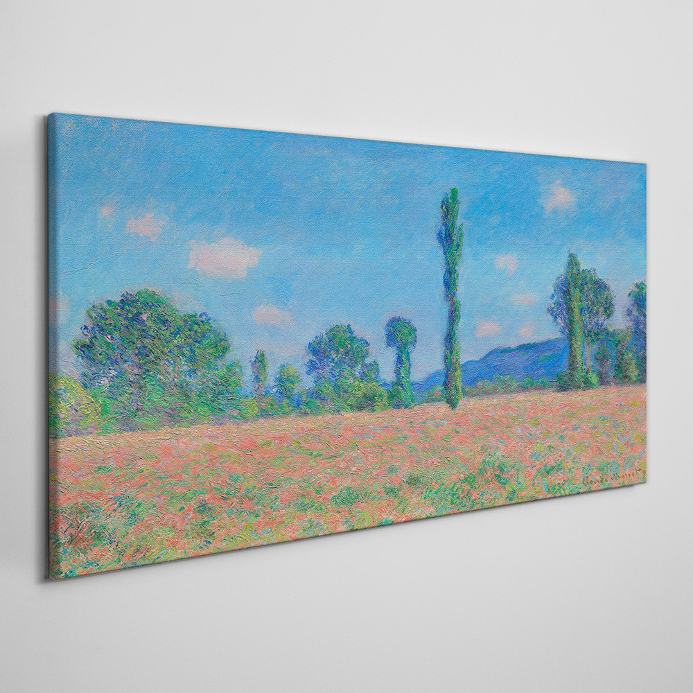 PL Coloray Obraz Canvas Łąki Krajobraz Monet 100x50cm
