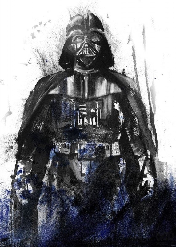 Komar Fototapeta Star Wars Watercolor Vader IADX4-017 IADX4-017_opcje