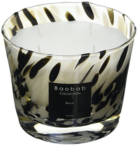Baobab Świeca  max10pb Pearls black, wosku świecowego, 10 x 7 x 10 cm MAX10PB