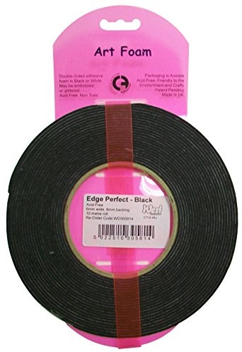 Creative Adhesives Krawędź Creative klej idealnie pianka, czarna, 6 x 10 m rolka WD305814