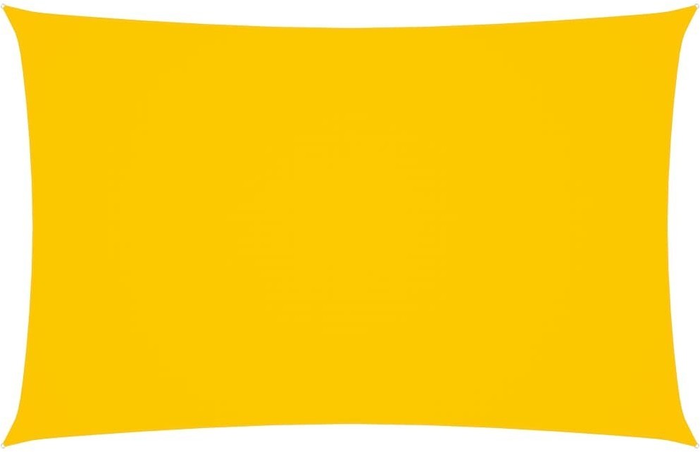 vidaXL Prostokątny żagiel ogrodowy, tkanina Oxford, 3x6 m, żółty 135598