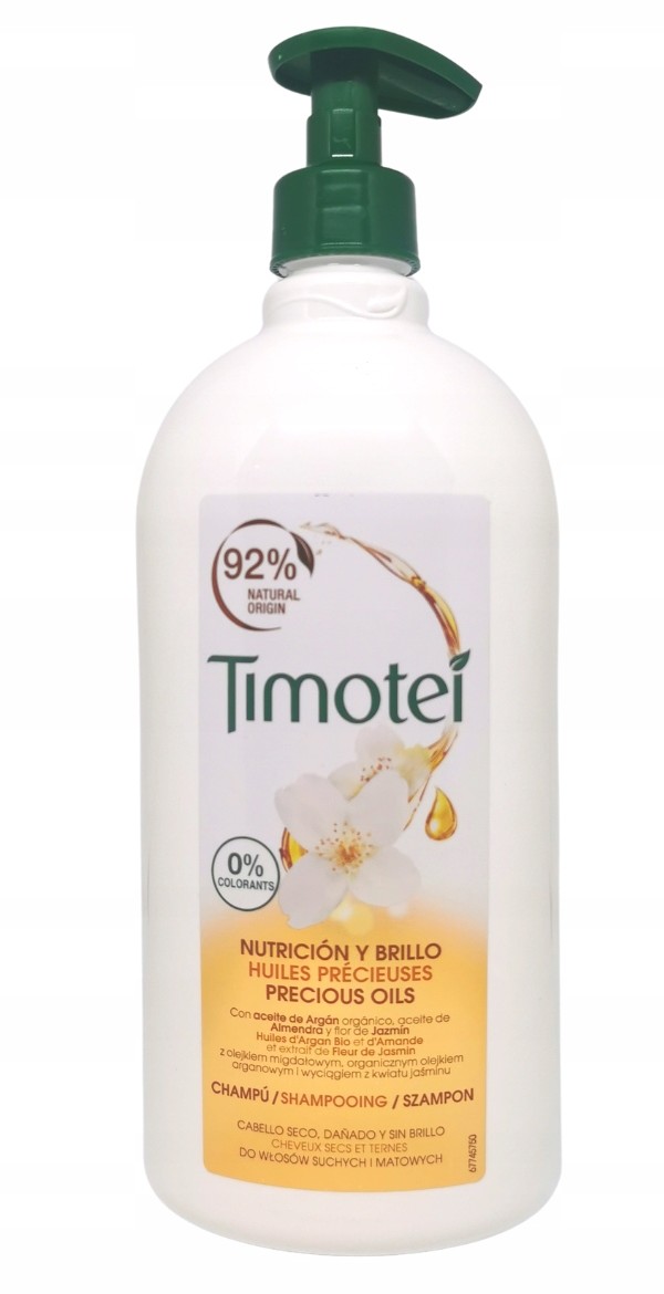 Timotei Szampon Do Włosów Drogocenne Olejki 750 ML