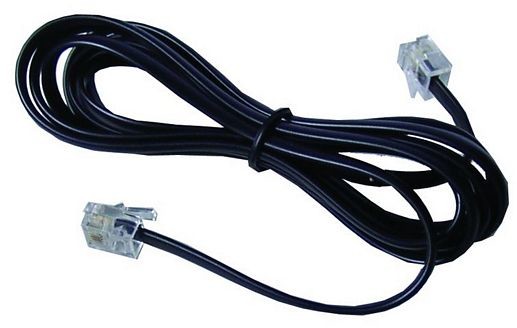 DPM Kabel telefoniczny RJ11 Solid 5 m czarny
