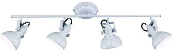 Trio Plafon LAMPA sufitowa GINA R80154001 industrialna OPRAWA metalowa listwa reflektorki loft białe