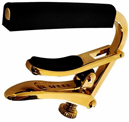 Shubb Golden Capo do gitary akustycznej i elektrycznej ASB C1G