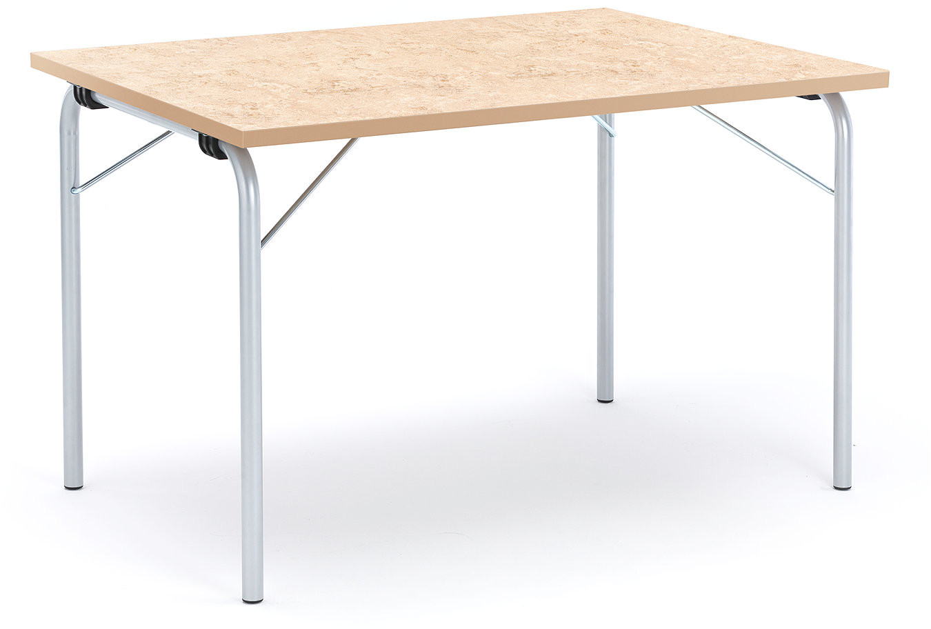 AJ Produkty Foldable table Nicke 1200x800 TabletopForbo marmoleum decibel Barley 27