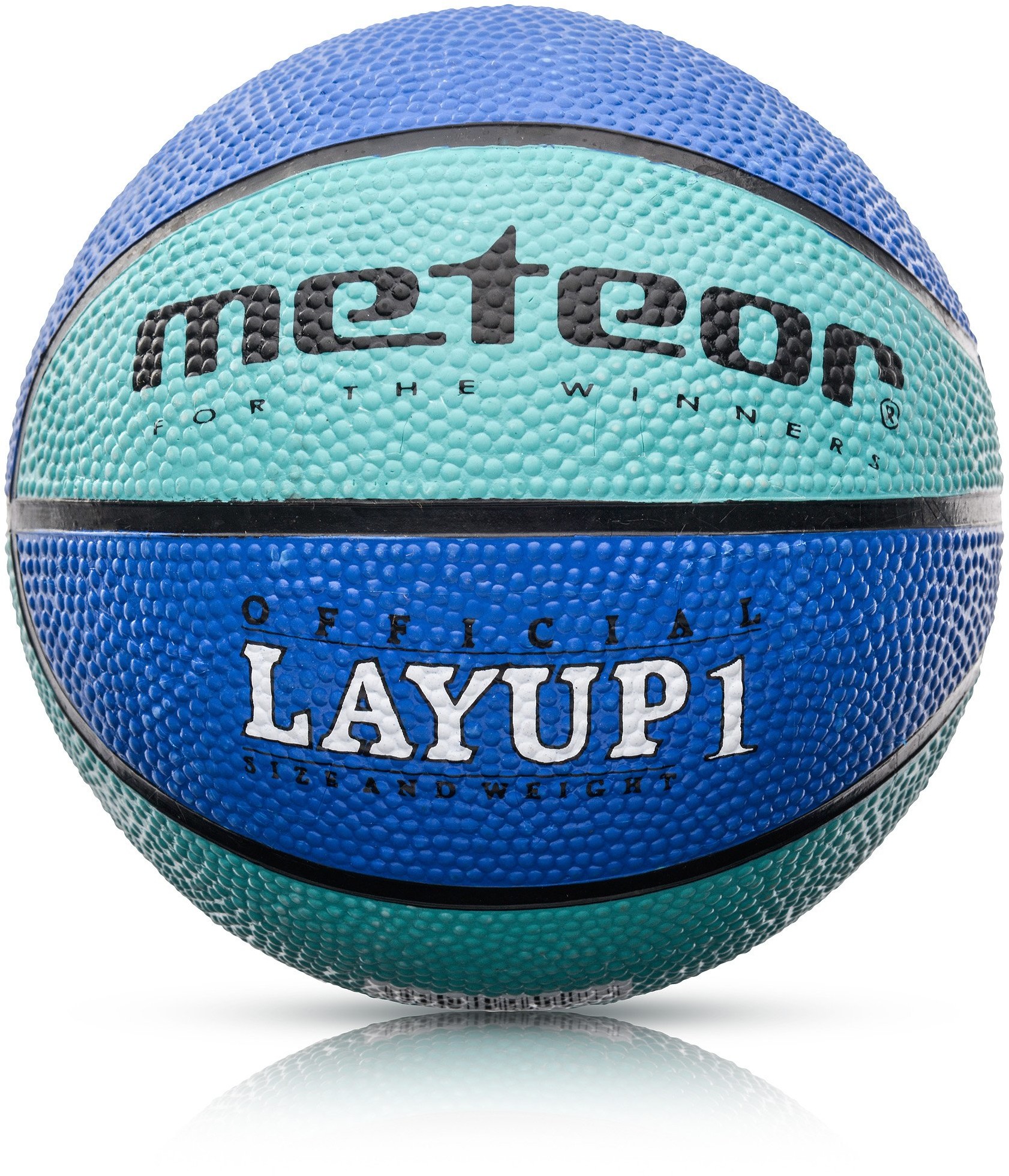 Meteor Piłka koszykowa Layup 1 niebieski 07120