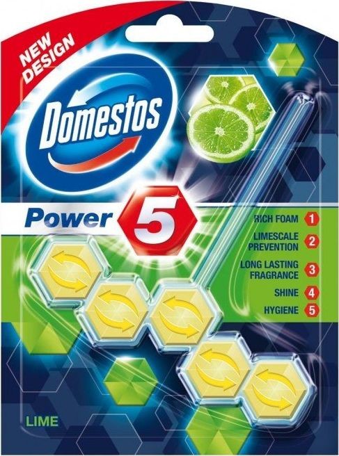 Domestos unitazo muiliukas Power 5 Lime 55 g