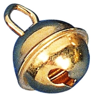 Rayher Hobby 2503506 dzwoneczkami metalowymi w kształcie kuli, torba SB 2 sztuki, średnica 35 MM, Gold 2503506