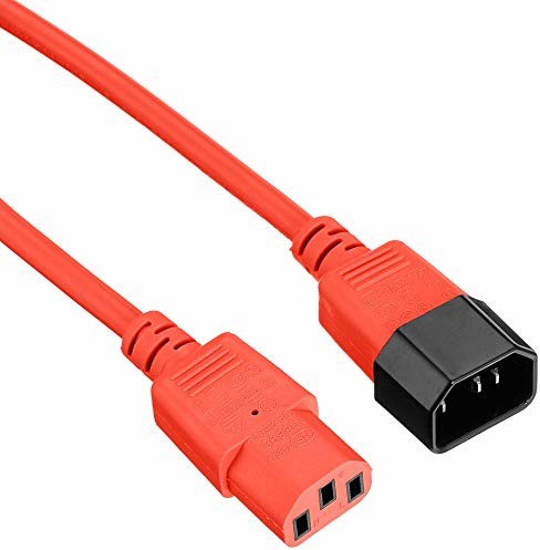 ACT Advanced Cable Technology C13 - C14-3.00m 3m C13G32C14GermRot Kabel (AK5107)