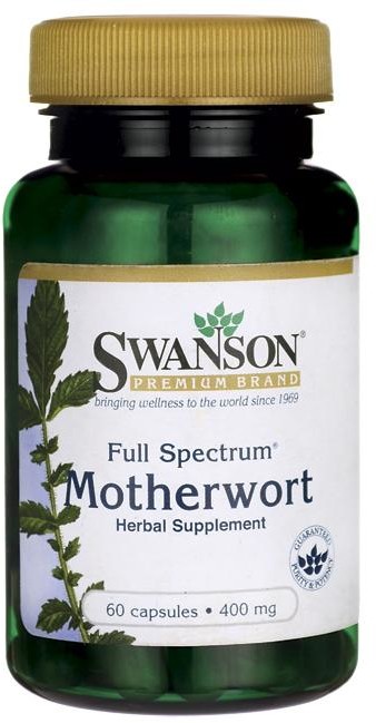 SWANSON Full Spectrum Motherwort 60 Kapsułek