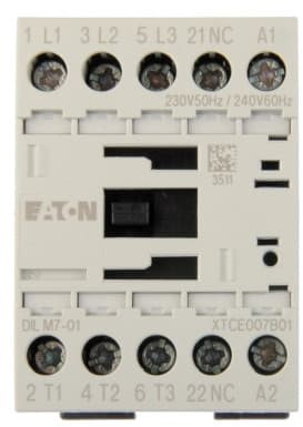 Eaton Stycznik mocy 7A 3P 230V AC 0Z 1R DILM7-01(230V50HZ,240V60HZ) 276585