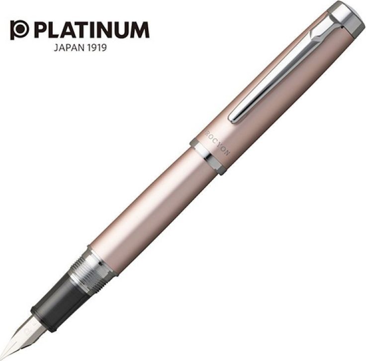 Platinum Pióro wieczne Proycon Luster Rose Gold M różowe PLA-PNS8000-18M