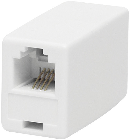 Łącznik Kabla Telefonicznego RJ11 6P4C Gn-gn 3255